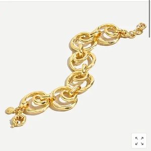 J Crew Loopy Hoop Chain Bracelet, NWT